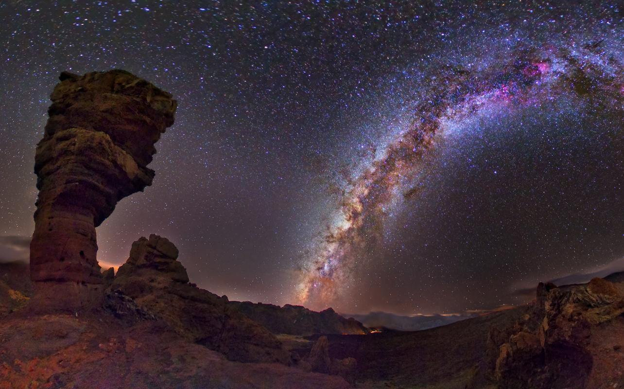Observación de estrellas en el Parque Nacional del Teide