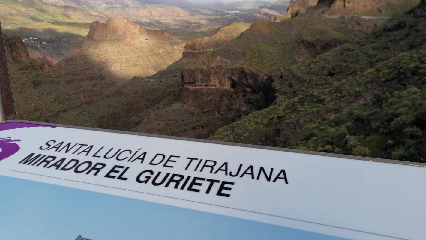 Mirador El Guriete. Gran Canaria