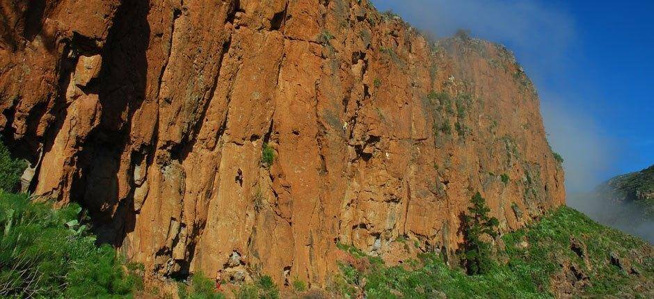 Escalada en el barranco de Guaria Escalada en Tenerife