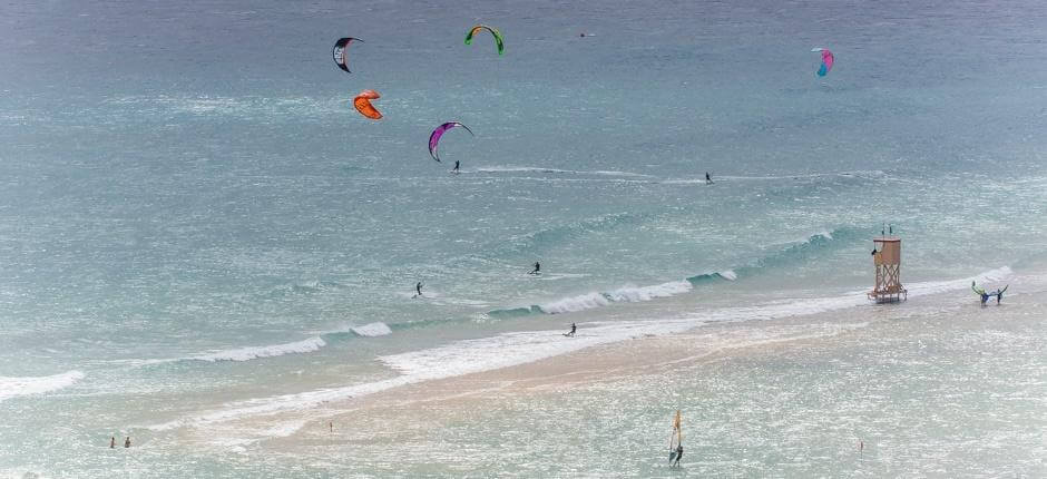 Kitesurf en playa de Sotavento Spots de kitesurf de Fuerteventura 