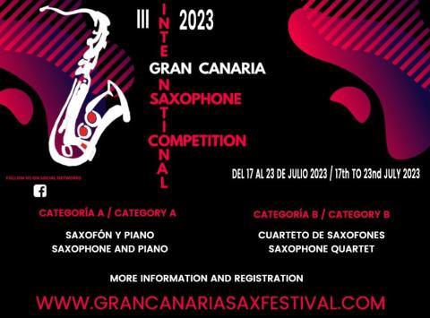 XII Gran Canaria Sax Festival - Villa de Teror 2023