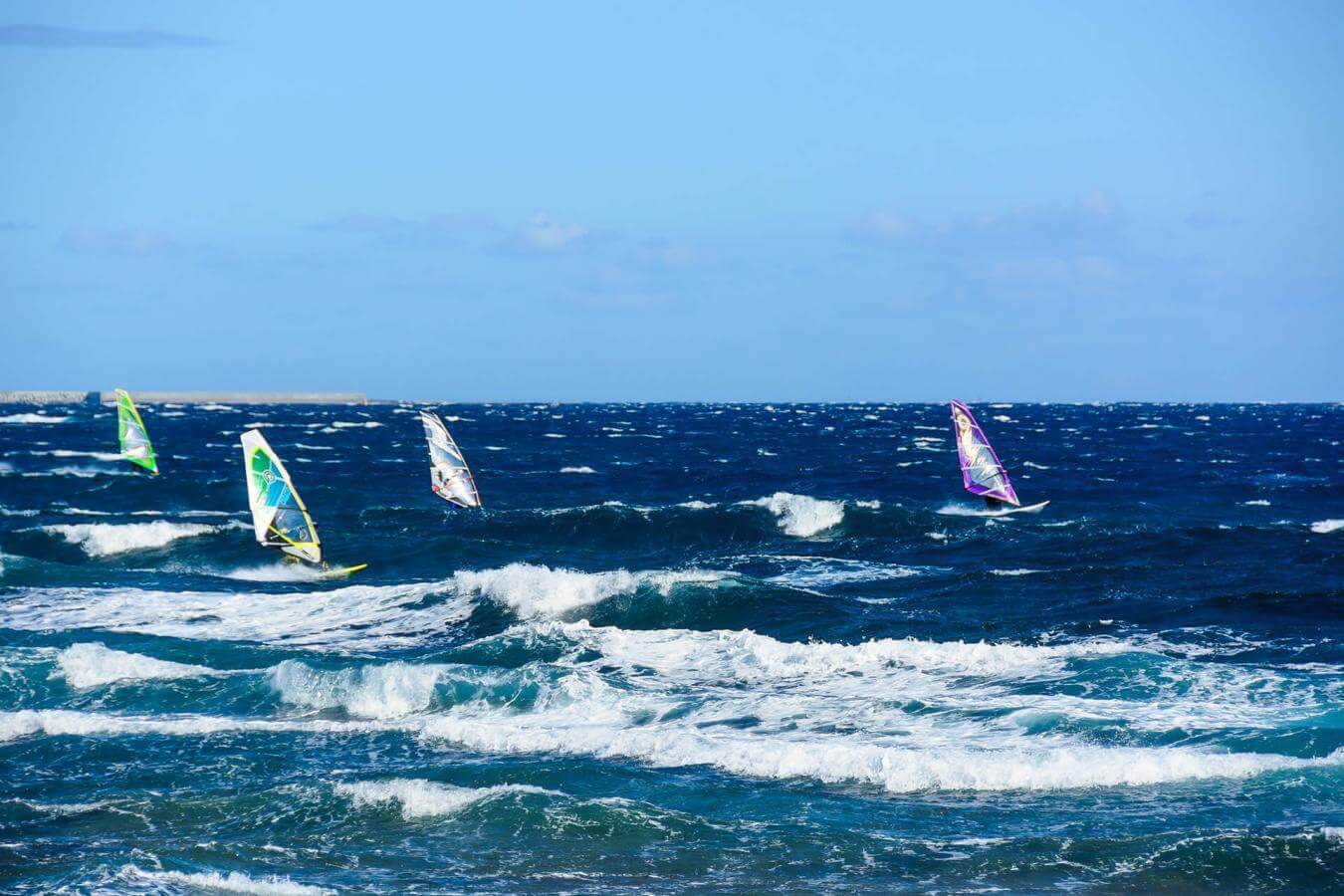 Windsurf en la playa de El Cabezo Spots de windsurf de Tenerife