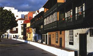 Centrum af Santa Cruz de La Palma